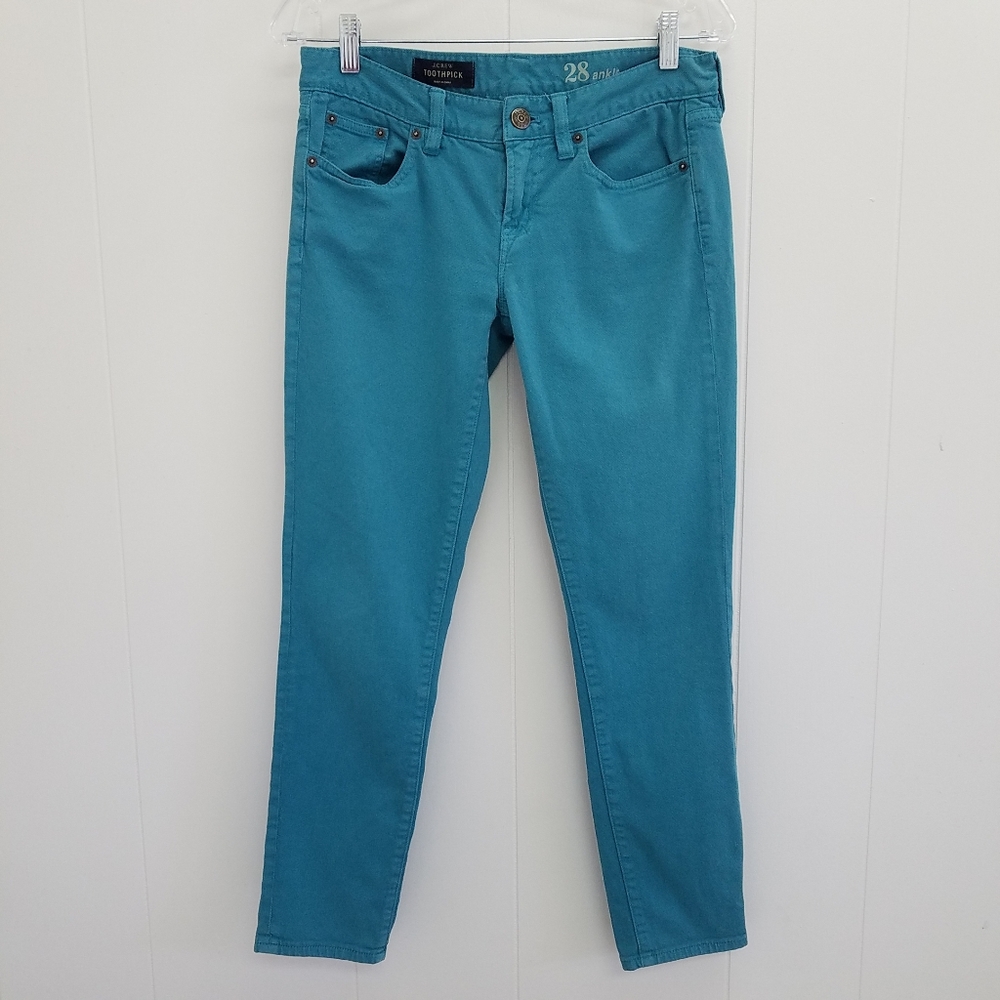 J. Crew Toothpick Ankle Jeans